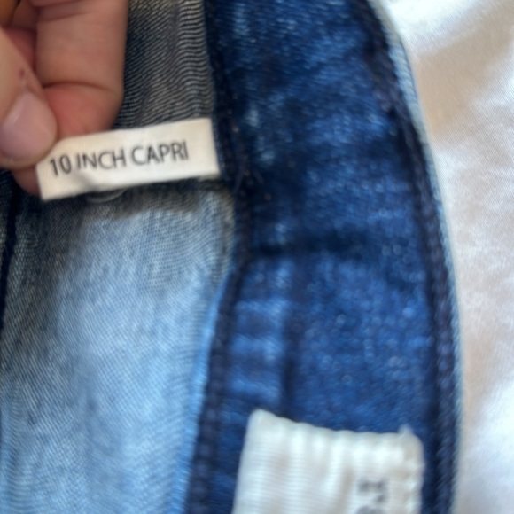 Rag and bone 10inch Capri Blue Jeans- Size 27 - Picture 5 of 7